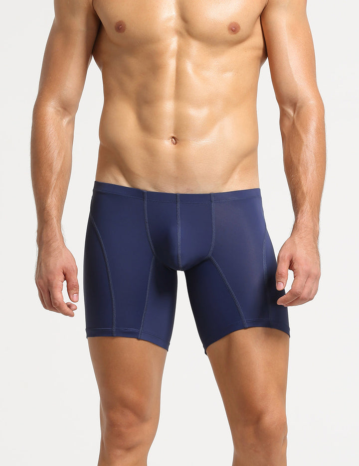 BEEMEN Low-Rise Boxer Long Shorts Home Sport Classic - BEEMEN Low-Rise Boxer Long Shorts Home Sport Classic - Dunkelblau / M (Europe Size S) - BIMONI