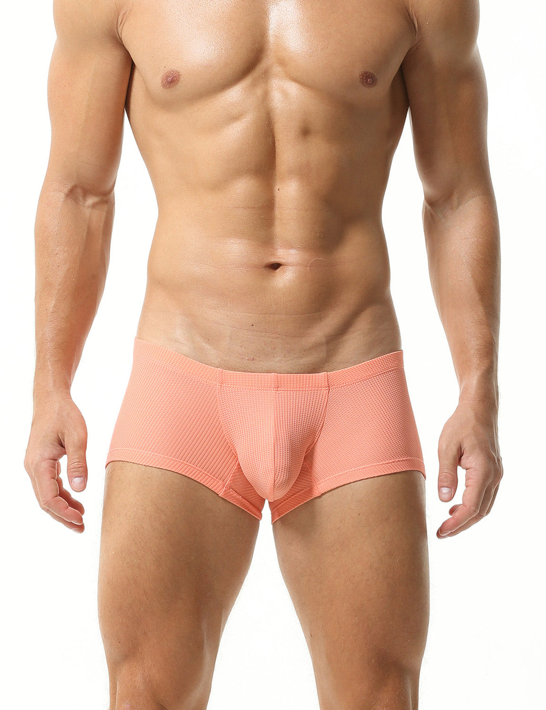 SEOBEAN Low-Rise Boxer Solid Elastic Trunk