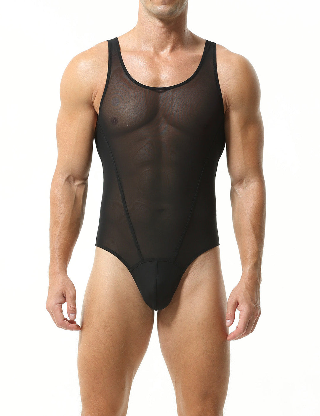 Mesh Netz Anzug Bodysuit Sexy Dessous