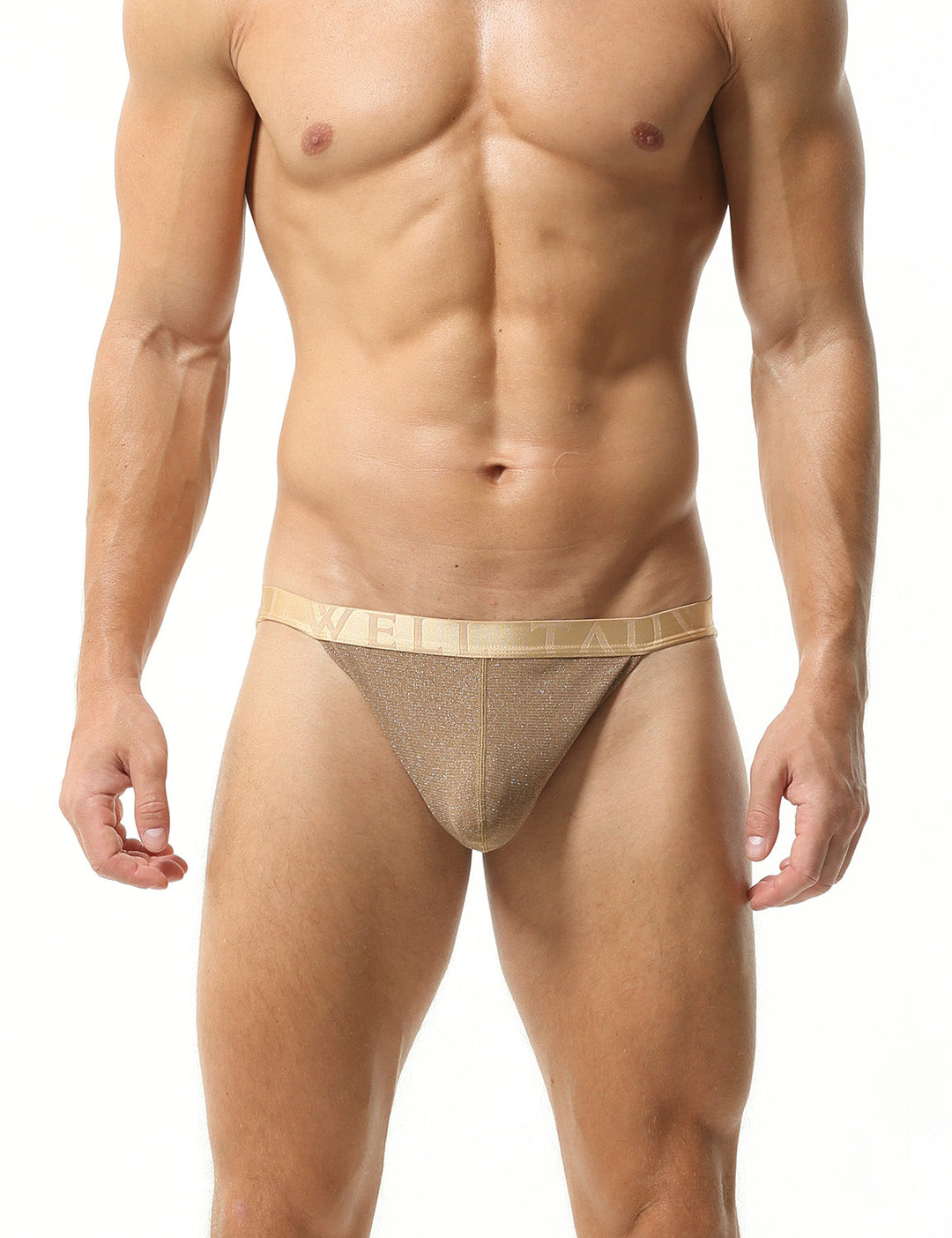 SEOBEAN Low-Rise Sexy Cross Band Jock - SEOBEAN Low-Rise Sexy Cross Band Jock - Gold / M (Europe Size S) - BIMONI