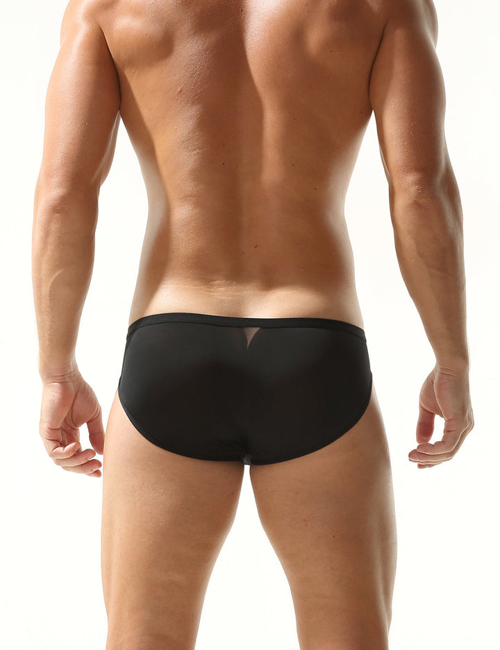 SEOBEAN Hipster Jock Slips Polyester Briefs String Mesh