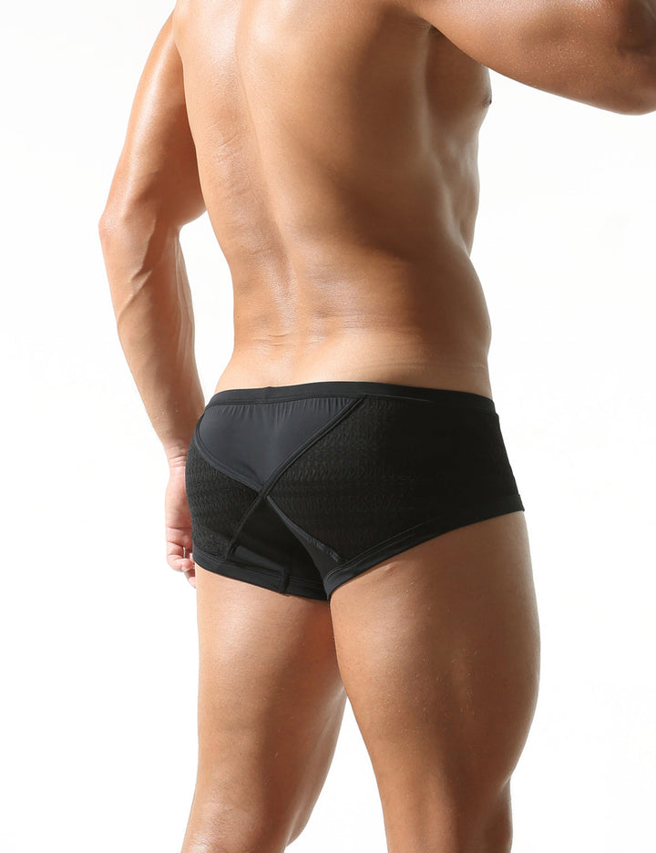 Mesh Boxer Briefs Knitted
