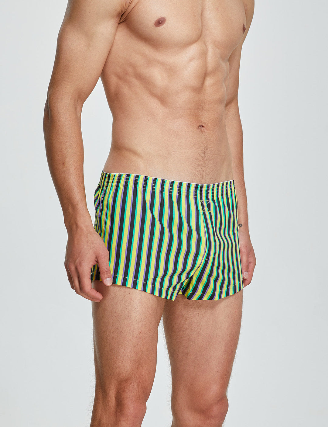 SEOBEAN Low-Rise Baumwolle Boxershort Trunk gestreift