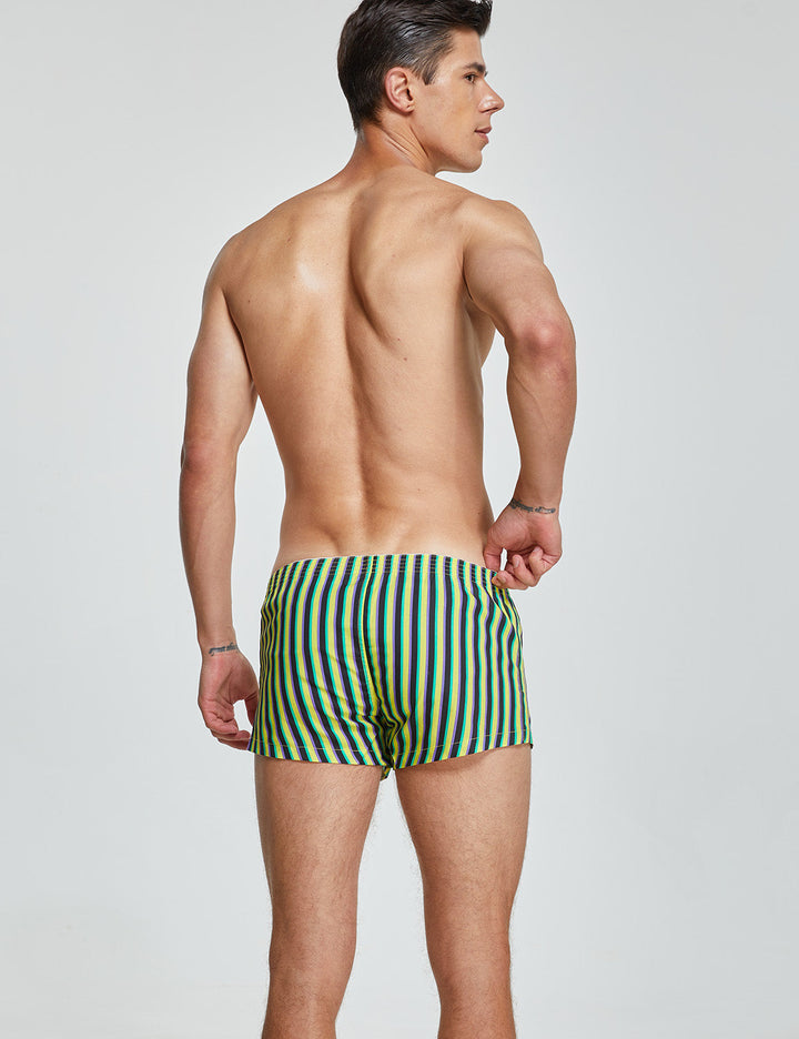 SEOBEAN Low-Rise Baumwolle Boxershort Trunk gestreift