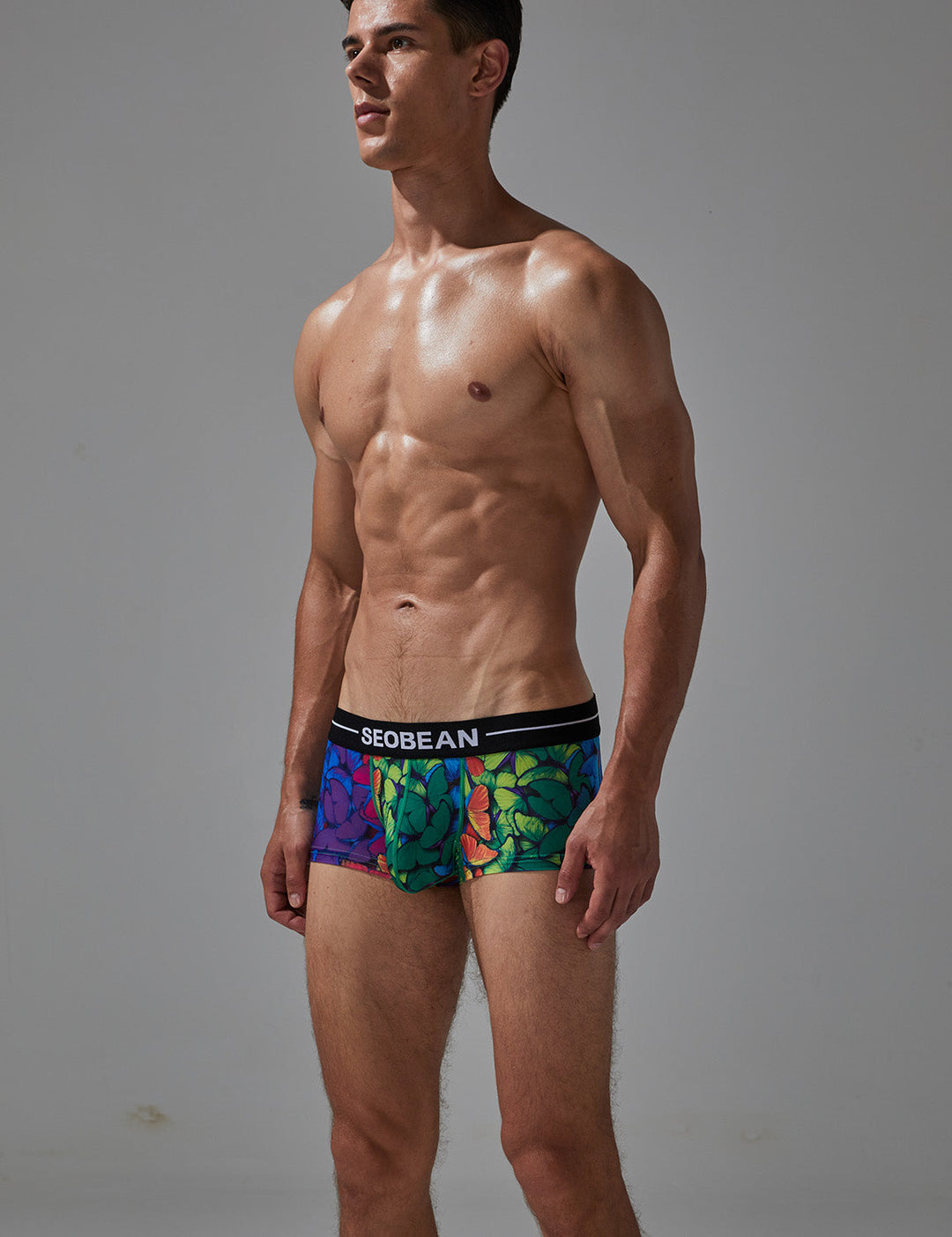 Low-Rise Ultra Dünn Trunk Boxer Brief Stretchy Nylon - Low-Rise Ultra Dünn Trunk Boxer Brief Stretchy Nylon - Schmetterling / M (Europe Size S) - BIMONI