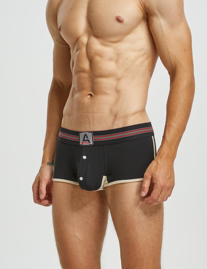 SEOBEAN Low-Rise Boxerbriefs Solid Casual