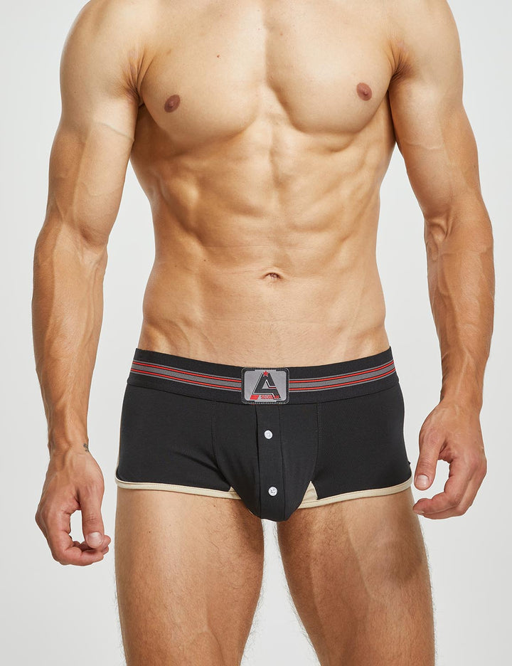 SEOBEAN Low-Rise Boxerbriefs Solid Casual