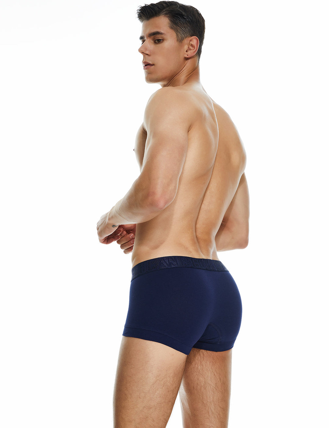 SEOBEAN Classic Solid Low-Rise Boxerbriefs