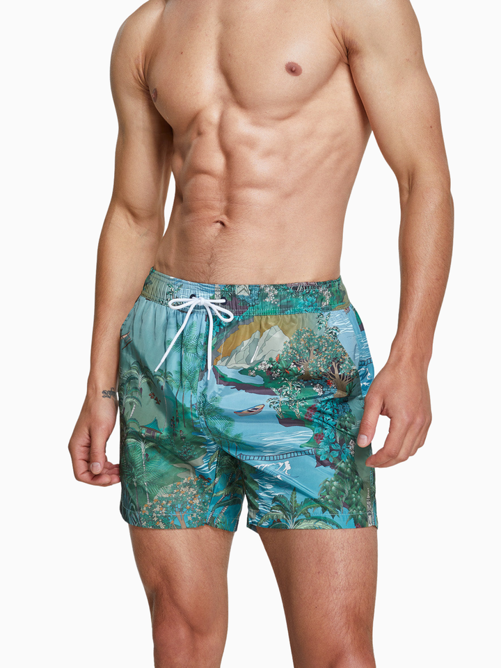 Quick-Dry Swim Shorts
