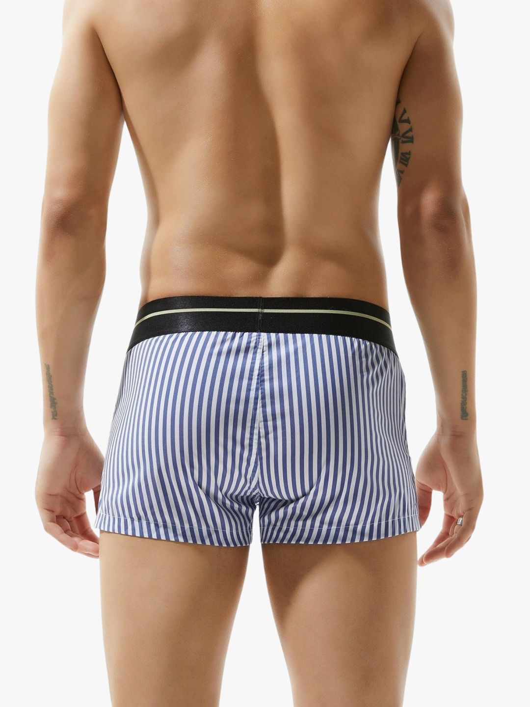 Stripes Waist Loose Low-Rise Boxer