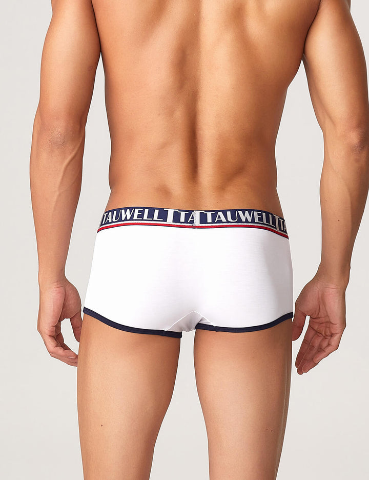 Seobean Low-Rise Boxer Contrast Modal Trunk - Seobean Low-Rise Boxer Contrast Modal Trunk - Weiß / M (Europe Size S) - BIMONI