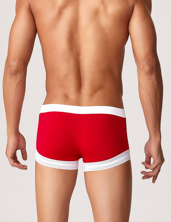 SEOBEAN Low-Rise Nylon Boxerbrief Trunk