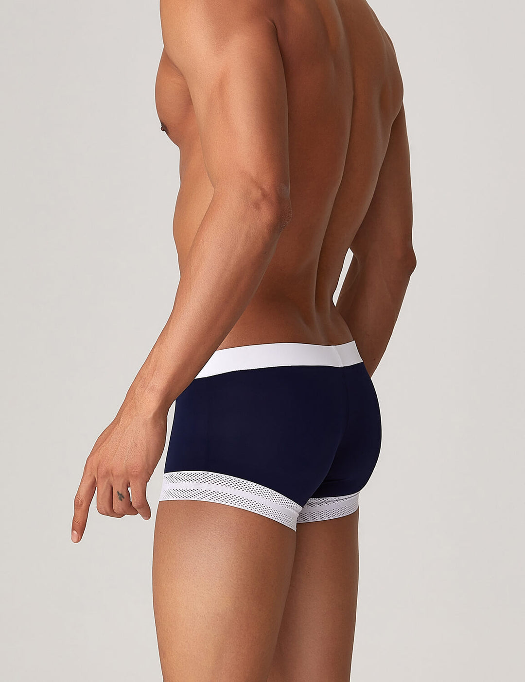 SEOBEAN Low-Rise Nylon Boxerbrief Trunk