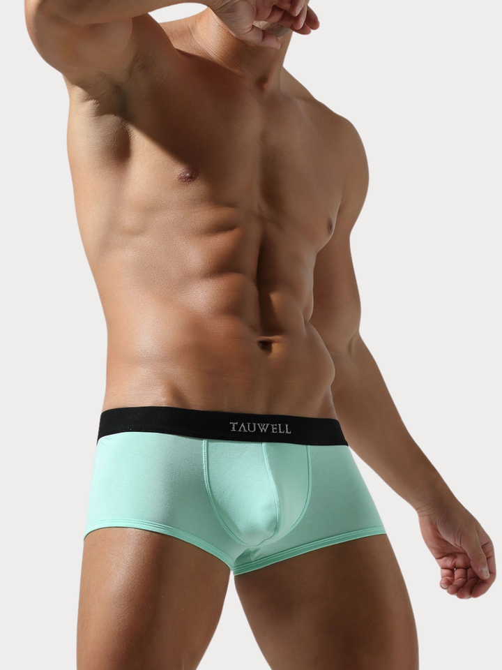 Boxer Solid Elastic Trunk Viskose