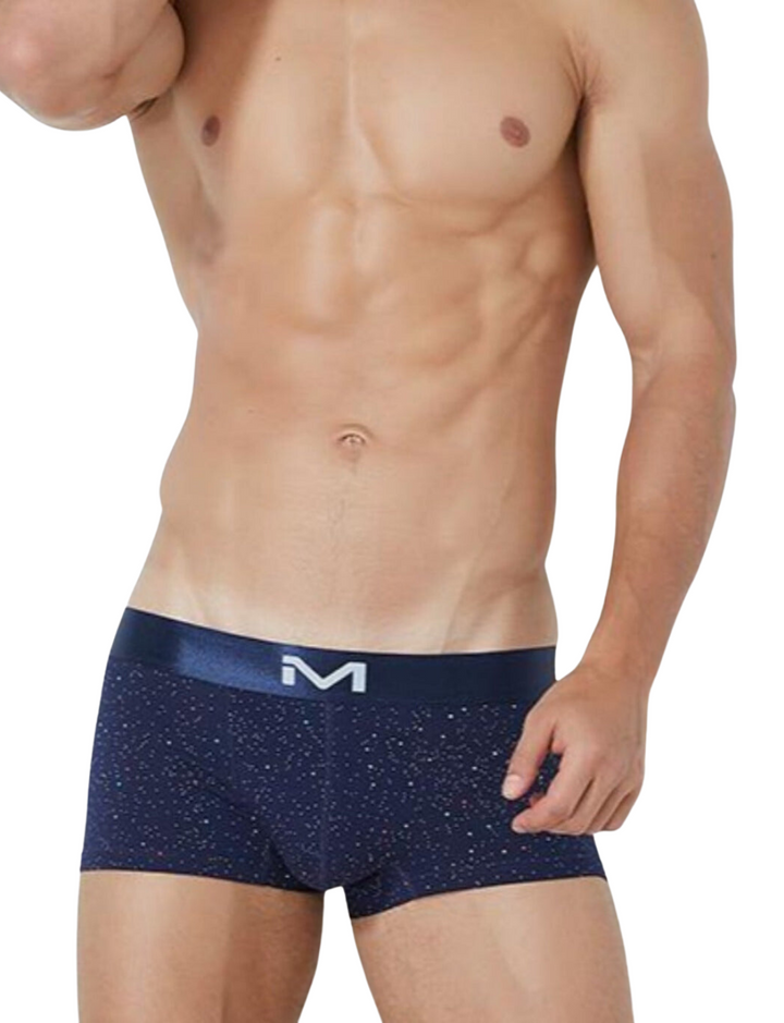 MENCCINO Low-Rise Boxerbrief Trunk - MENCCINO Low-Rise Boxerbrief Trunk - Dunkelblau / L (Europe Size S) - BIMONI