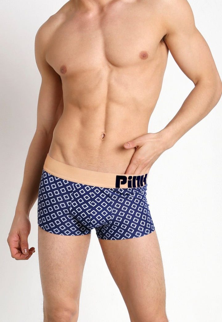 PINK HERO Low-Rise Trunk Boxer - PINK HERO Low-Rise Trunk Boxer - Blau-Punkte / M (Europe Size S) - BIMONI