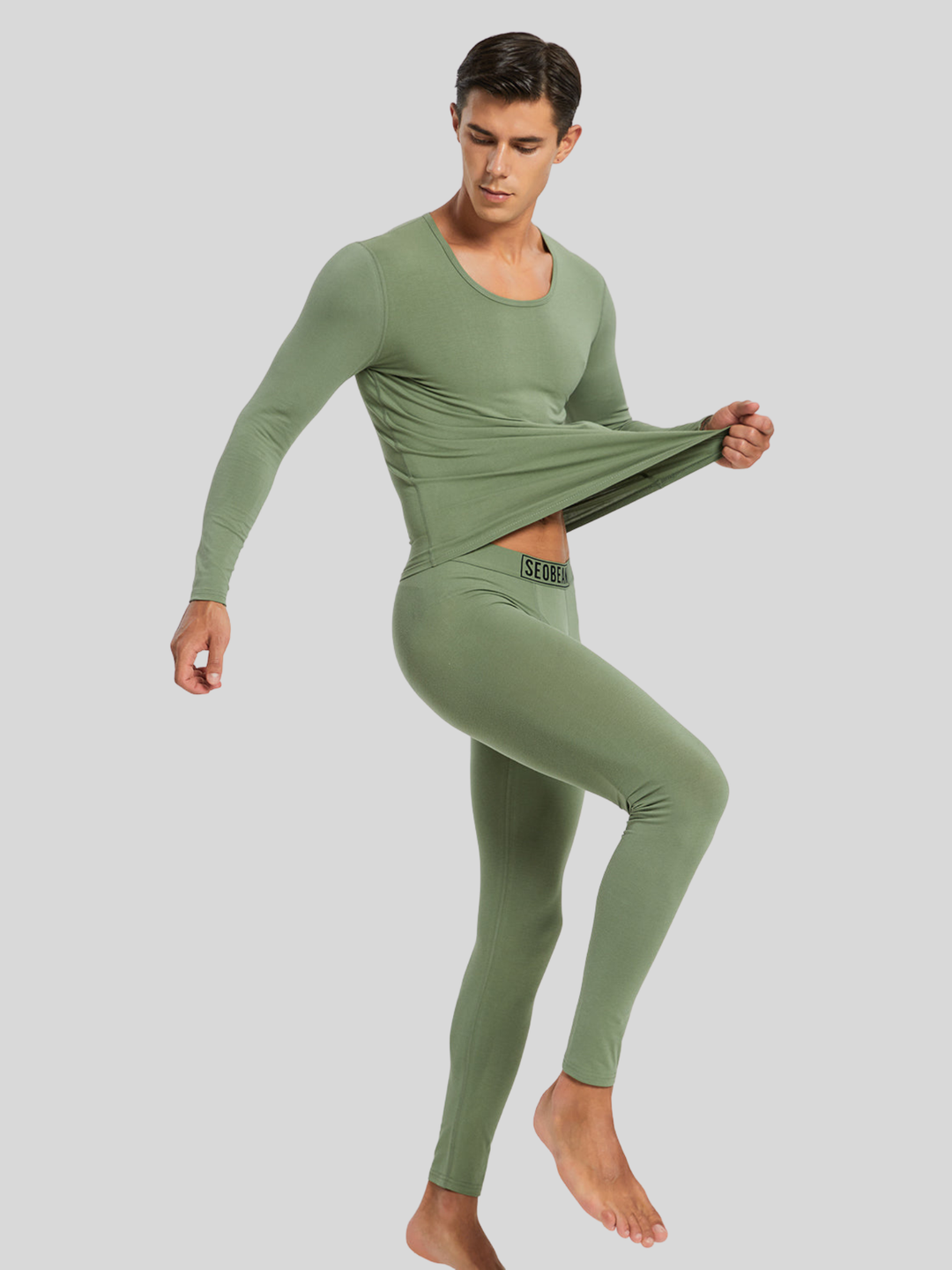 Thermal Long Sleeve Tops/Long John Set