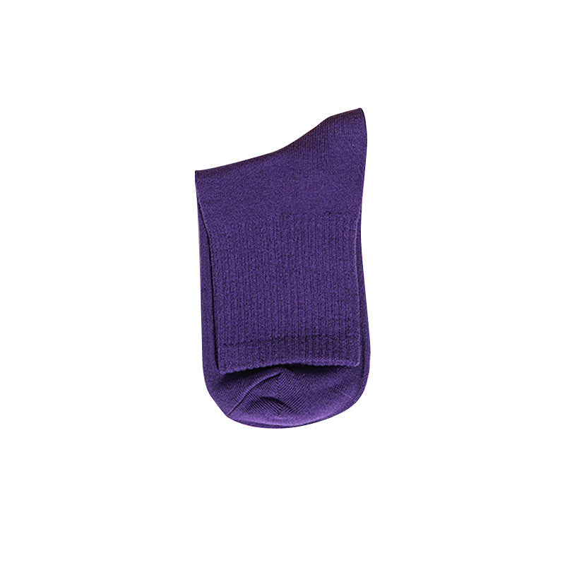 BIMONI Sport Home Baumwolle Längere Herrensocken 1 Paar - BIMONI Sport Home Baumwolle Längere Herrensocken 1 Paar - Violett - BIMONI