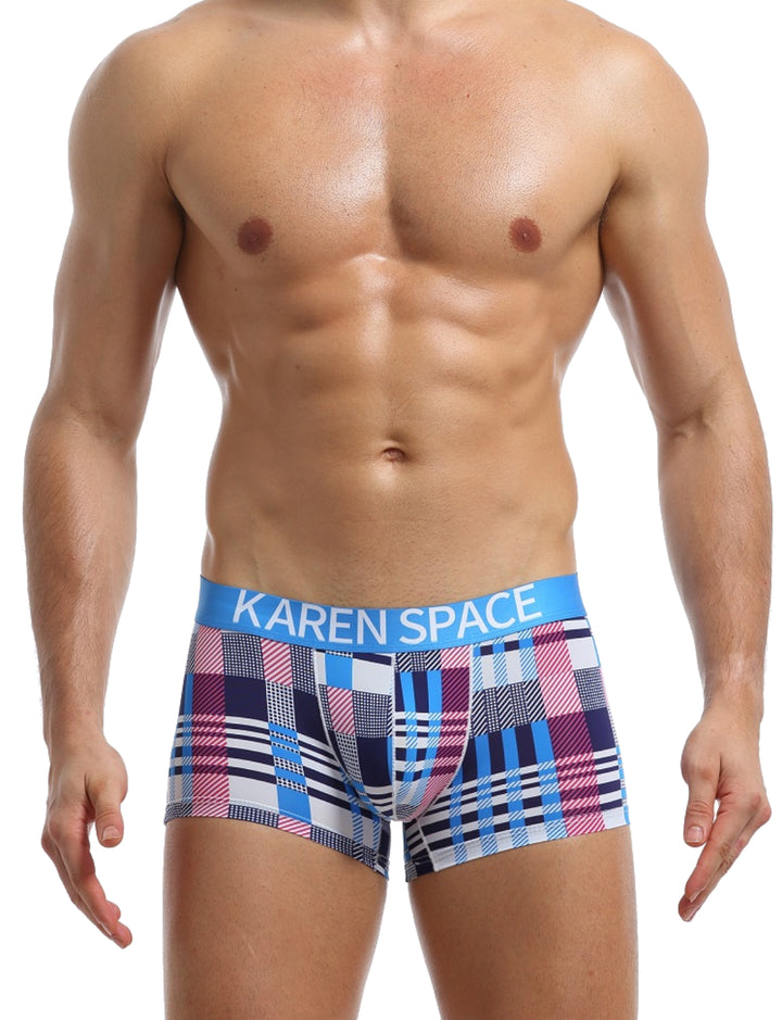 Karenspace Sexy Herren Low-Rise Trunk Nylon