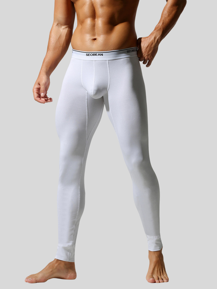Classic Solid Long John Home Long Pant