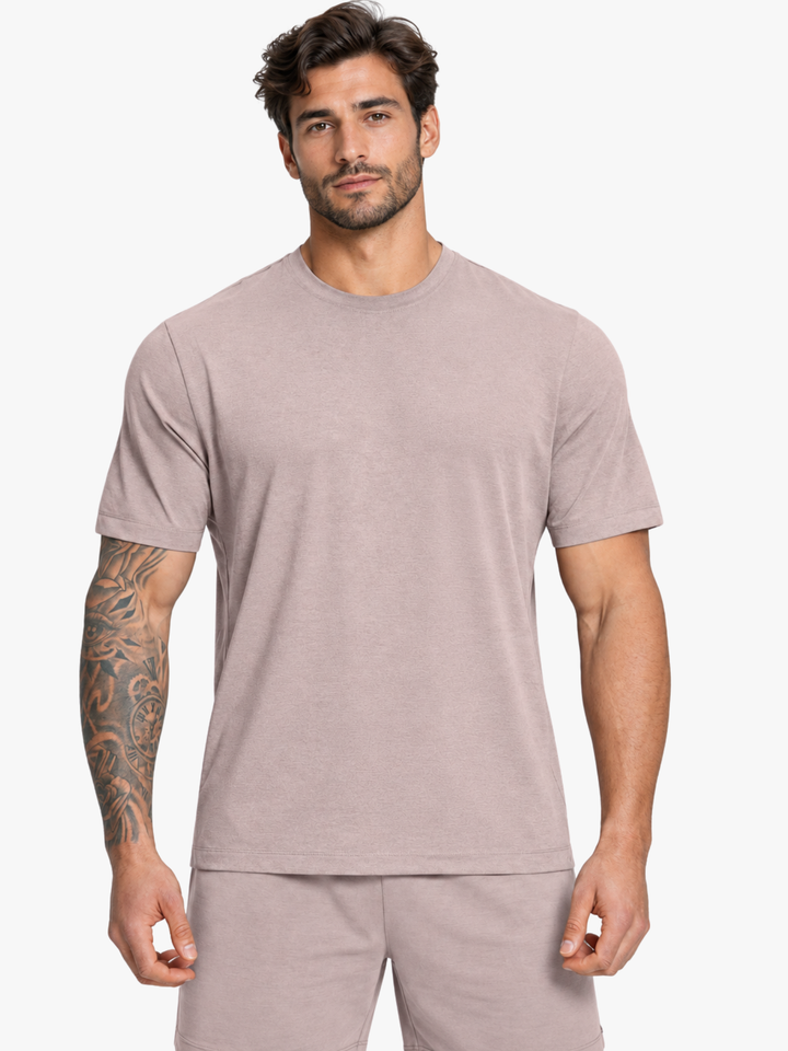 Soft-Touch T-Shirt mit lockerer Passform