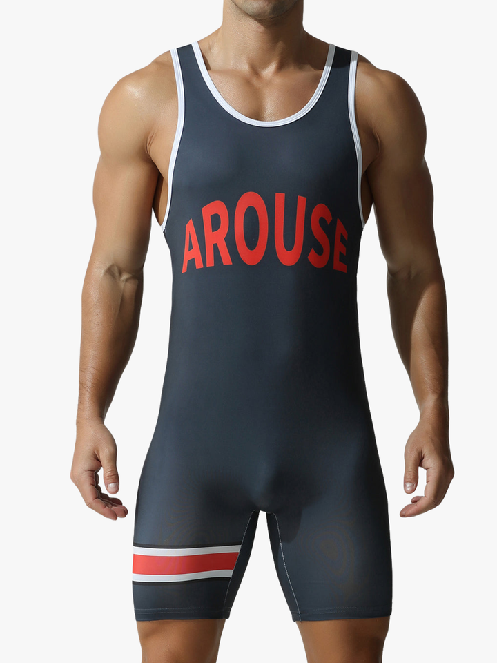 Fitness Wrestling Singlet Bodysuit
