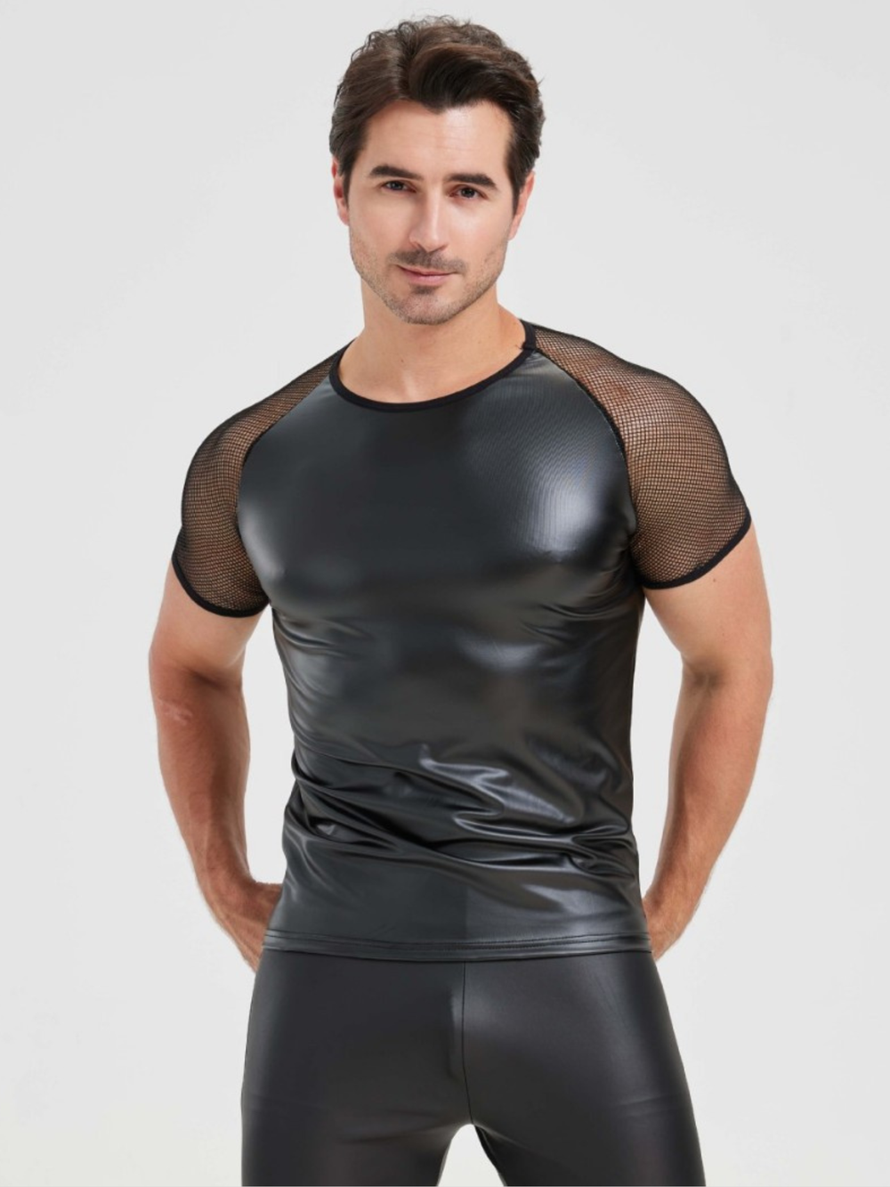 Lackleder Shirts Netz