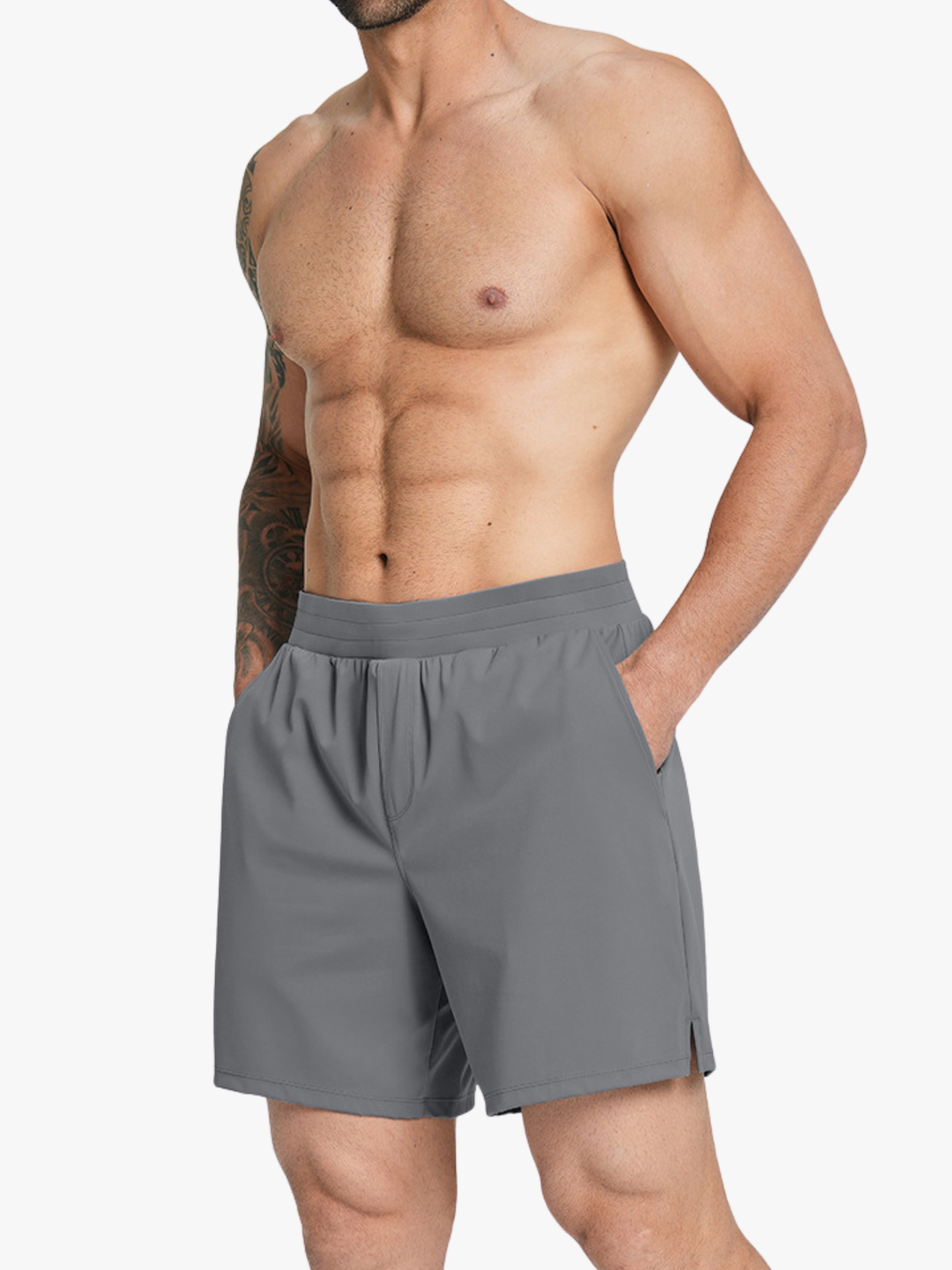 Stretch Performance Shorts mit Seitentaschen