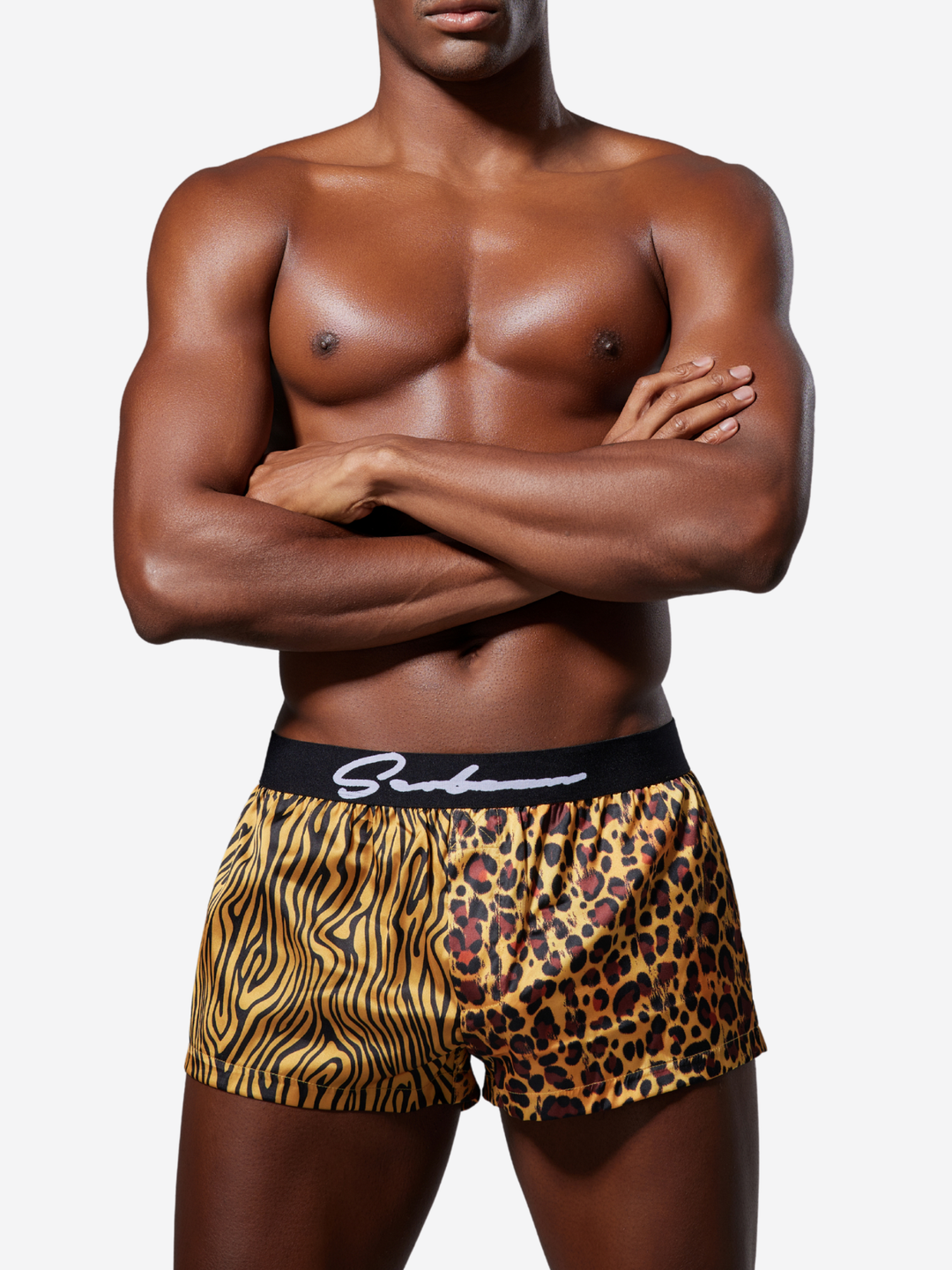 Leopard Print Boxer Briefs