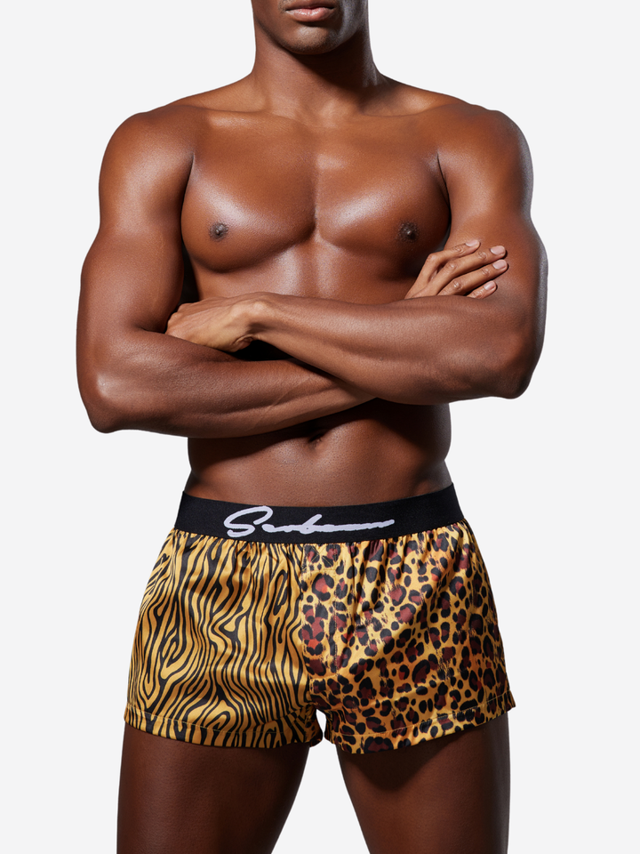 Leopard Print Boxer Briefs