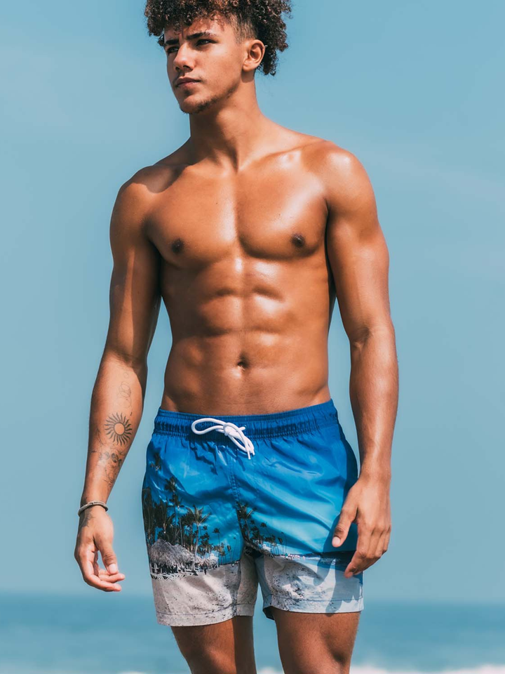 Quick-Dry Swim Shorts