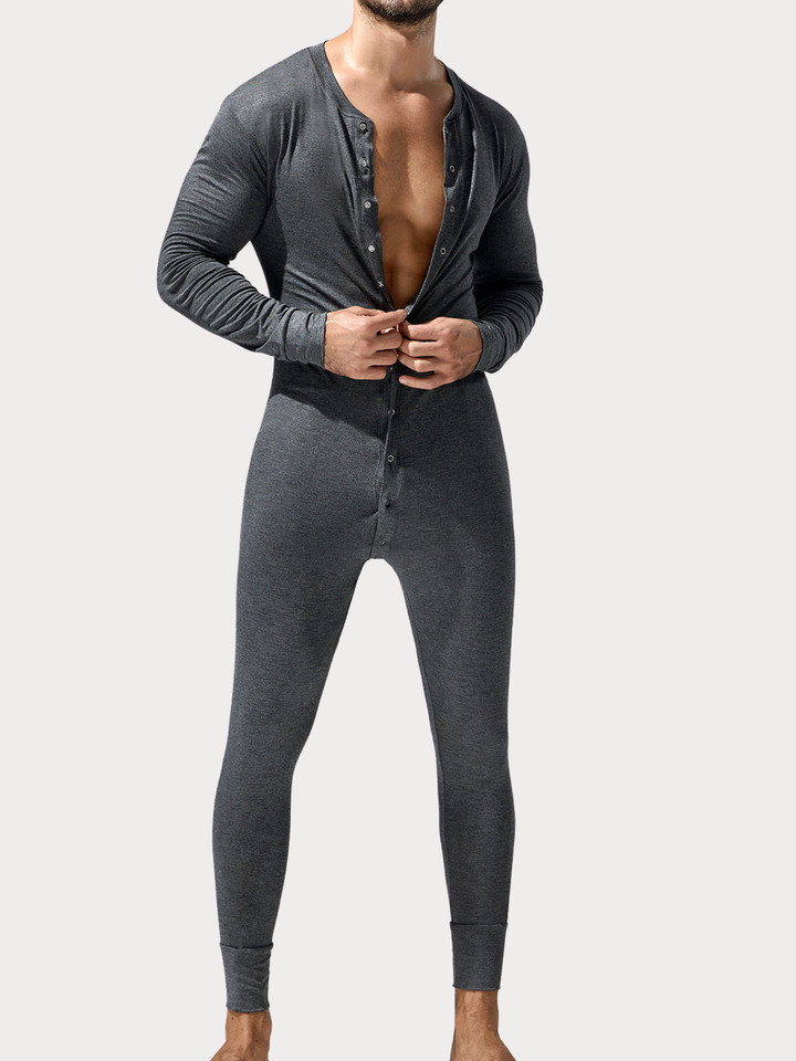 Bodysuit Lange Unterhose Pyjama Viskose