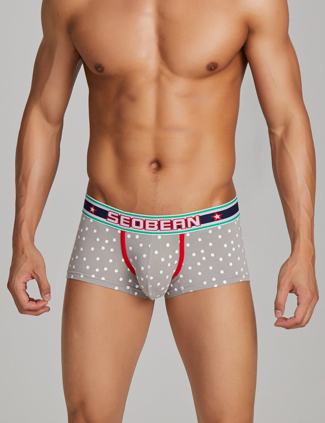 SEOBEAN Flower Low-Rise Boxer Trunk - SEOBEAN Flower Low-Rise Boxer Trunk - Blau / M (Europe Size S) - BIMONI