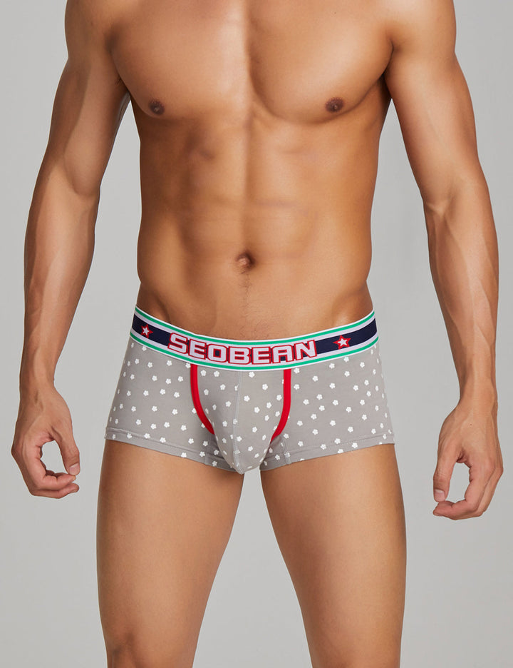 SEOBEAN Flower Low-Rise Boxer Trunk - SEOBEAN Flower Low-Rise Boxer Trunk - Blau / M (Europe Size S) - BIMONI