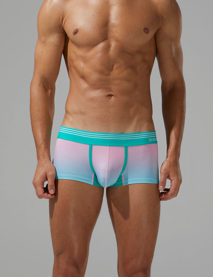 Low-Rise Ultra Dünn Trunk Boxer Brief Stretchy Nylon - Low-Rise Ultra Dünn Trunk Boxer Brief Stretchy Nylon - Pink / M (Europe Size S) - BIMONI