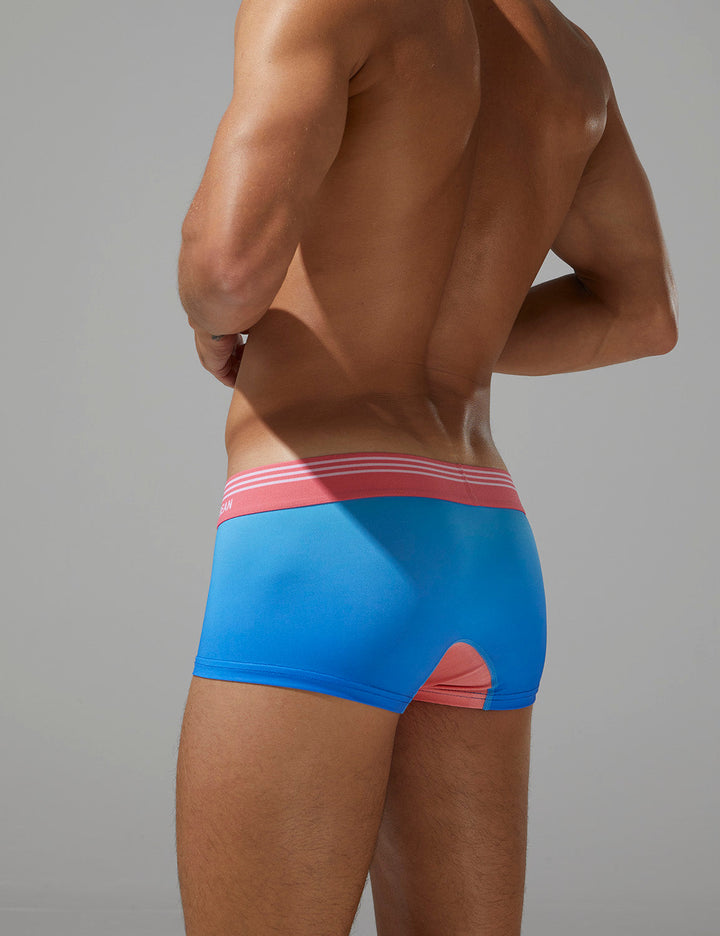 Low-Rise Ultra Dünn Trunk Boxer Brief Stretchy Nylon