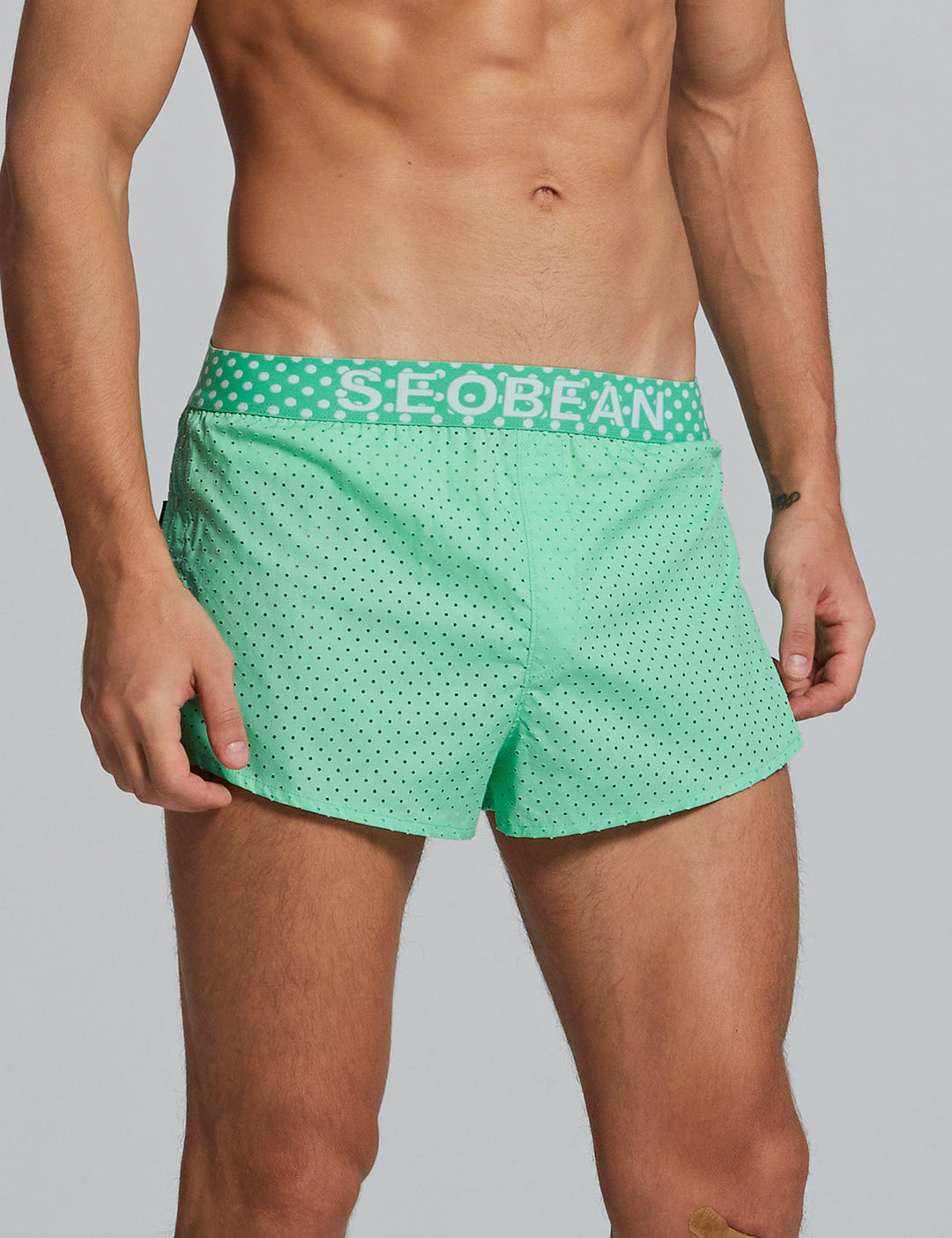 SEOBEAN Low-Rise Boxer Baumwolle - SEOBEAN Low-Rise Boxer Baumwolle - Gruen / M (Europe Size S) - BIMONI