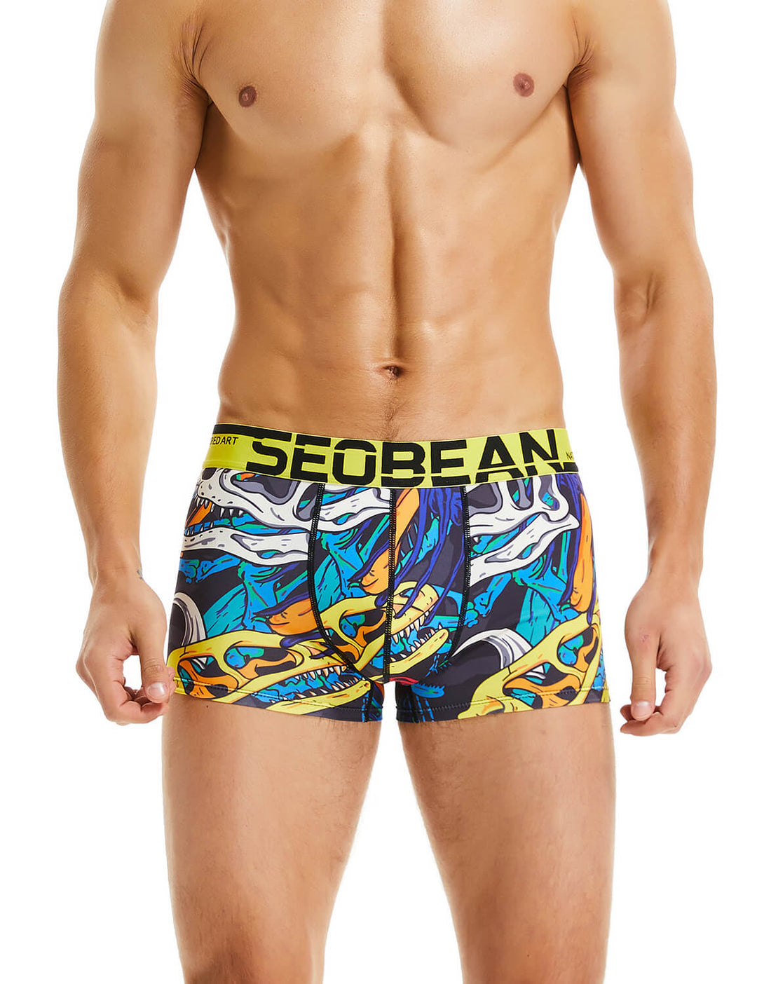 SEOBEAN Classic Solid Low-Rise Boxershort GRAFFITI "Take Brake"