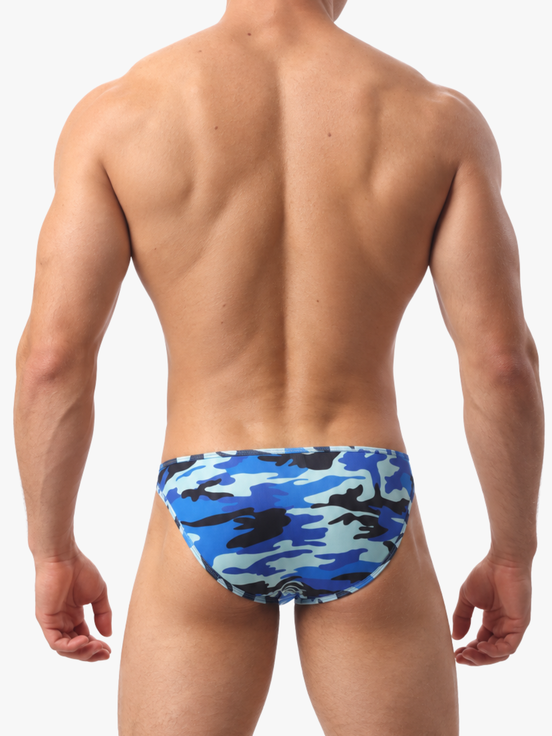 Low-Rise Camouflage Slip mit seitlichem Verschluss