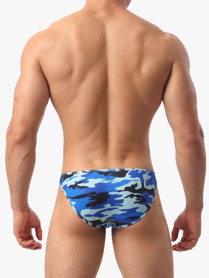 Low-Rise Camouflage Slip mit seitlichem Verschluss