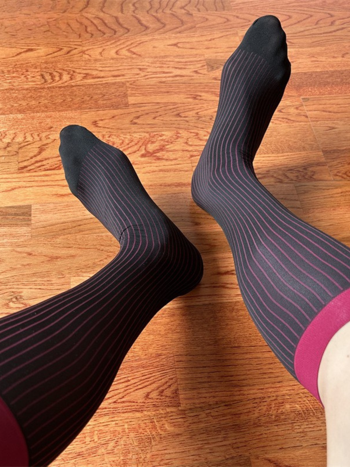 Herren Socken Anzugssocken Kniestrümpfe