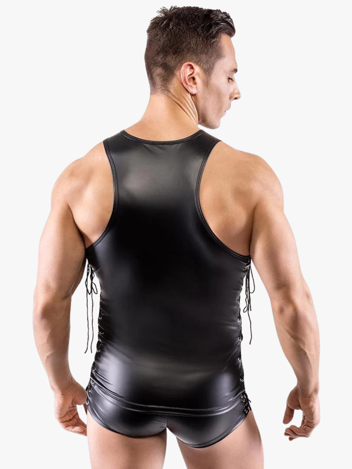 Lackleder Anzug Bodysuit Dessous Kostüme
