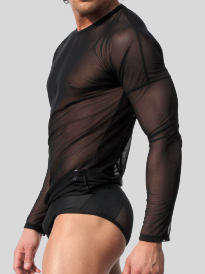 Ärmelloses Mesh Shirt