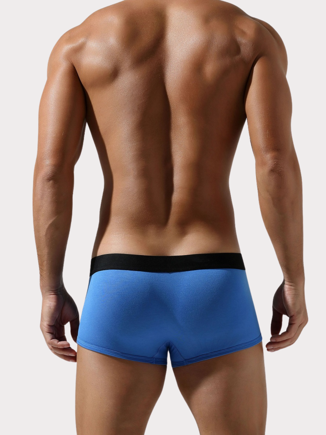 Boxer Solid Elastic Trunk Viskose