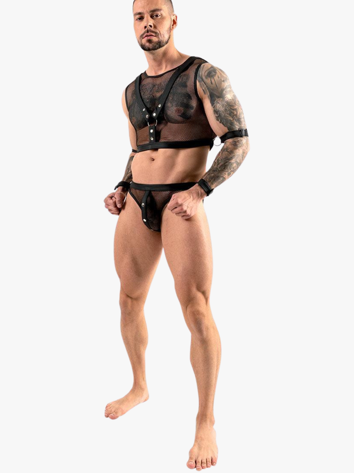 Mesh Netz Anzug Bodysuit Dessous