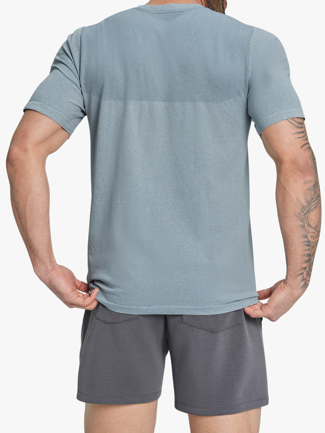 Funktionsshirt mit Mesh-Einsatz