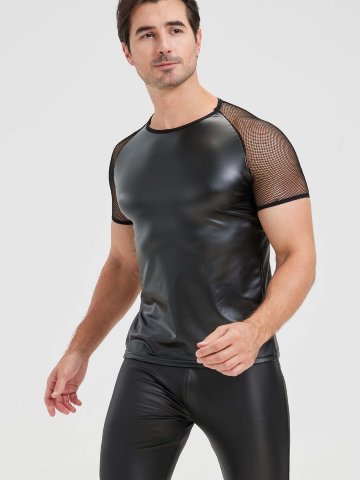 Lackleder Shirts Netz