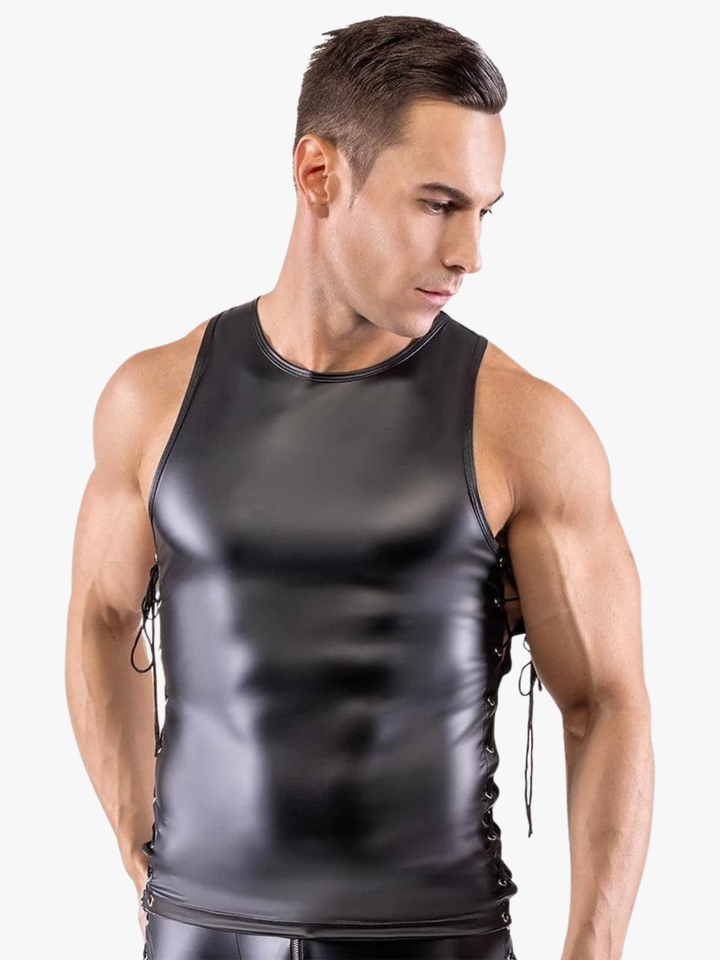 Lackleder Anzug Bodysuit Dessous Kostüme