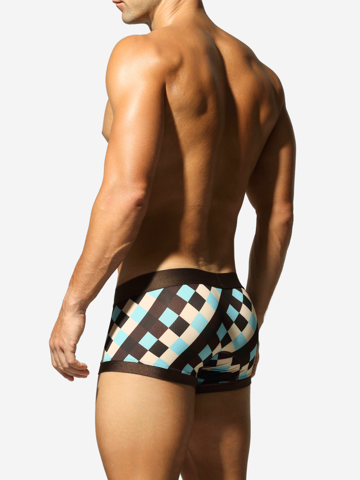 Low-Rise Argyle Boxer Trunk