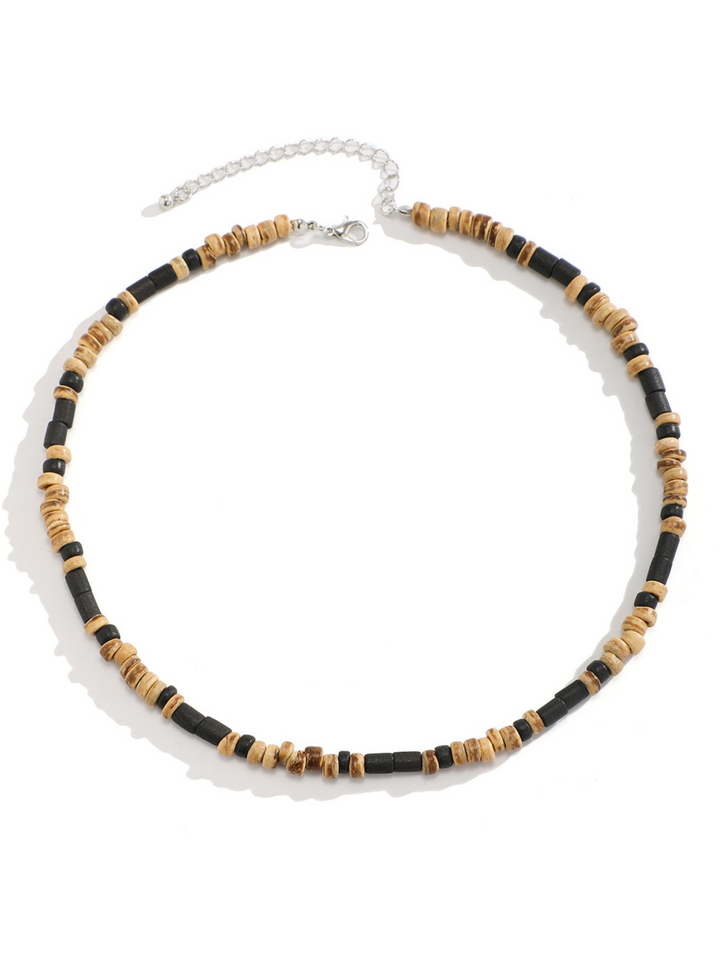 Halskette 45+7cm Holz